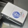 Bật Lửa Zippo Đồng Khối Mạ Chrome Bóng Chủ Đề Tầu Chiến Hiếm Gặp Năm 1988 Đời IV La Mã ZL655