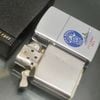 Bật Lửa Zippo Đồng Khối Mạ Chrome Bóng Chủ Đề Tầu Chiến Hiếm Gặp Năm 1988 Đời IV La Mã ZL655