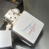 Bật Lửa Zippo Đồng Khối Mạ Chrome Phay Xước Chủ Đề Tầu Chiến Hiếm Gặp Năm 1996 Đời XII La Mã ZL657