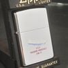 Bật Lửa Zippo Đồng Khối Mạ Chrome Phay Xước Chủ Đề Tầu Chiến Hiếm Gặp Năm 1996 Đời XII La Mã ZL657
