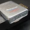 Bật Lửa Zippo Đồng Khối Mạ Chrome Phay Xước Chủ Đề Tầu Chiến Hiếm Gặp Năm 1996 Đời XII La Mã ZL657