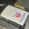 Bật Lửa Zippo Đồng Khối Mạ Chrome Phay Xước Chủ Đề Hiếm Gặp Năm 1988 Đời IV La Mã ZL658