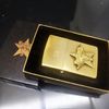 Bật Lửa Zippo Đồng Khối Marlboro Longhorns Đầu Bò Đời VII La Mã Năm 1991 Hiếm Gặp ZQH166