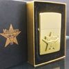 Bật Lửa Zippo Đồng Khối Marlboro Longhorns Đầu Bò Đời VII La Mã Năm 1991 Hiếm Gặp ZQH166