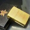 Bật Lửa Zippo Đồng Khối Marlboro Longhorns Đầu Bò Đời VIII La Mã Năm 1992 Hiếm Gặp ZQH167