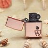 Bật Lửa Zippo Đồng Đỏ Solid Copper Armor Vỏ Dày Z333
