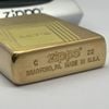 Vỏ Zippo Chính Hãng Đồng Khối Bản Tiêu Chuẩn Phay Xước - Không Ruột PK64