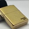 Vỏ Zippo Chính Hãng Đồng Khối Bản Tiêu Chuẩn Phay Xước - Không Ruột PK64