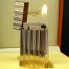 Bật Lửa Dupont Ligne2 Bọc Vàng Vân Sọc Kim Cương 2 Lỗ DP147