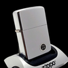 Bật Lửa Zippo Cổ Đồng Khối Mạ Chrome Trơn Bóng Năm 1979 Đời 3 Vạch Sắc ZC382
