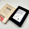 Bật Lửa Zippo Cổ Đồng Khối Mạ Chrome Trơn Bóng Năm 1979 Đời 3 Vạch Sắc ZC382