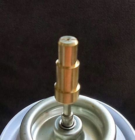 Đầu bơm đồng bật lửa Dupont dòng 1 lỗ phom thấp ti đặc ĐB3