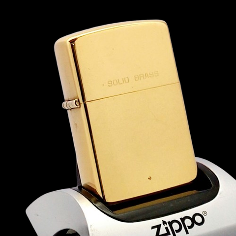 Bật Lửa Zippo Đồng Khối Solid Brass Trơn Bóng Chu Niên 1932 - 1987 Hiếm Gặp ZL672