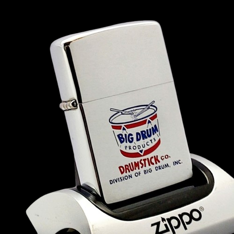 Bật Lửa Zippo Cổ Đồng Khối Mạ Chrome Phay Xước Chủ Đề Ăn Mòn Phủ Sơn Hiếm Gặp Năm 1977 Đời 5 Vạch Sắc ZC416