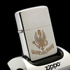 Bật Lửa Zippo Cổ Đồng Khối Mạ Chrome Phay Xước Chủ Đề Ăn Mòn Phủ Sơn Hiếm Gặp Năm 1976 Đời 6 Vạch Sắc ZC402