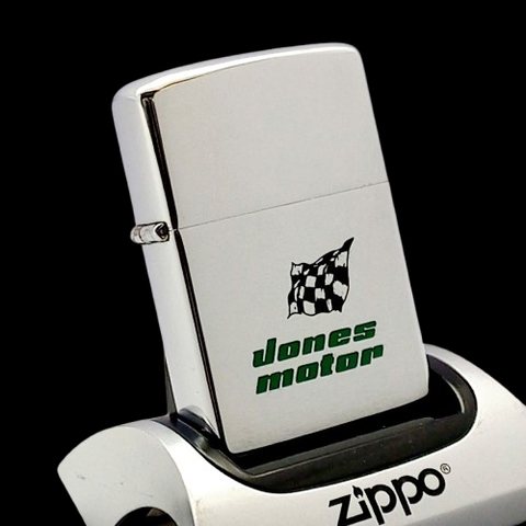 Bật Lửa Zippo Cổ Đồng Khối Mạ Chrome Phay Xước Chủ Đề Ăn Mòn Phủ Sơn Hiếm Gặp Năm 1974 Đời 8 Vạch Sắc ZC405