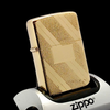 Bật Lửa Zippo Mạ Vàng Gold Plated Đời 6 Vạch Sắc Năm 1976 Rất Hiếm ZQH169