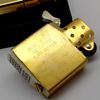 Bật Lửa Zippo Đồng Khối Solid Brass Trơn Bóng Hiếm Gặp Năm 1998 Đời XIV La Mã ZL659