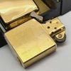 Bật Lửa Zippo Đồng Khối Solid Brass Trơn Bóng Chu Niên 1932 - 1989 Hiếm Gặp ZL662