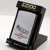 Bật Lửa Zippo Đồng Khối Mạ Chrome Trơn Bóng Ăn Mòn Phủ Sơn Chủ Đề Tầu Chiến Hai Mặt Hiếm Gặp Năm 1988 Đời IV La Mã ZL663