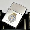 Bật Lửa Zippo Đồng Khối Mạ ChromeTrơn Bóng Chủ Đề Ăn Mòn Phủ Sơn Hiếm Gặp Năm 1990 Đời VI La Mã ZL666