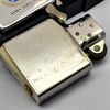 Bật Lửa Zippo Đồng Khối Mạ ChromeTrơn Bóng Chủ Đề Ăn Mòn Phủ Sơn Hiếm Gặp Năm 1990 Đời VI La Mã ZL666