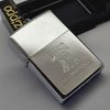Bật Lửa Zippo Đồng Khối Mạ ChromeTrơn Bóng Ăn Mòn Chủ Đề Hiếm Gặp Năm 1991 Đời VII La Mã ZL669