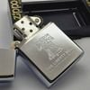 Bật Lửa Zippo Đồng Khối Mạ ChromeTrơn Bóng Ăn Mòn Chủ Đề Hiếm Gặp Năm 1991 Đời VII La Mã ZL669
