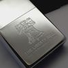 Bật Lửa Zippo Đồng Khối Mạ ChromeTrơn Bóng Ăn Mòn Chủ Đề Hiếm Gặp Năm 1991 Đời VII La Mã ZL669