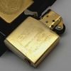 Bật Lửa Zippo Đồng Khối Solid Brass Trơn Phay Xước Chu Niên 1932 - 1991 Chủ Đề Bản Kỷ Niệm 85 Năm Harlay - Davidsion Hiếm Gặp ZL670