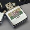 Bật Lửa Zippo Đồng Khối Mạ Chrome Trơn Bóng Ăn Mòn Phủ Sơn Chủ Đề Hiếm Gặp Năm 1994 Đời X La Mã ZL671