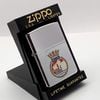 Bật Lửa Zippo Đồng Khối Mạ Chrome Trơn Bóng Ăn Mòn Phủ Sơn Hai Mặt Chủ Đề Tầu Chiến Hiếm Gặp Năm 1991 Đời VII La Mã ZL673
