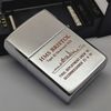 Bật Lửa Zippo Đồng Khối Mạ Chrome Trơn Bóng Ăn Mòn Phủ Sơn Hai Mặt Chủ Đề Tầu Chiến Hiếm Gặp Năm 1991 Đời VII La Mã ZL673