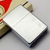 Bật Lửa Zippo Cổ Đồng Khối Mạ Chrome Phay Xước Chủ Đề Ăn Mòn Phủ Năm 1974 Đời 8 Vạch Sắc ZC399