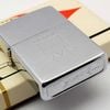 Bật Lửa Zippo Cổ Đồng Khối Mạ Chrome Phay Xước Chủ Đề Ăn Mòn Phủ Năm 1974 Đời 8 Vạch Sắc ZC399