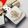 Bật Lửa Zippo Cổ Đồng Khối Mạ Chrome Phay Xước Chủ Đề Ăn Mòn Phủ Sơn Hiếm Gặp Năm 1976 Đời 6 Vạch Sắc ZC402