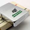 Bật Lửa Zippo Cổ Đồng Khối Mạ Chrome Phay Xước Chủ Đề Ăn Mòn Phủ Sơn Hiếm Gặp Năm 1974 Đời 8 Vạch Sắc ZC405