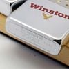 Bật Lửa Zippo Cổ Đồng Khối Mạ Chrome Trơn Bóng Chủ Đề Ăn Mòn Phủ Sơn Năm 1983 Đời 7 Vạch Huyền ZC406