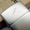 Bật Lửa Zippo Cổ Đồng Khối Mạ Chrome Phay Xước Khắc Ăn Mòn Năm 1981 Đời 1 Vạch Sắc ZC412