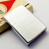 Bật Lửa Zippo Cổ Đồng Khối Mạ Chrome Phay Xước Chủ Đề Tầu Chiến Ăn Mòn Phủ Sơn Hiếm Gặp Năm 1972 Đời 2 Vạch Thẳng ZC414