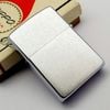 Bật Lửa Zippo Cổ Đồng Khối Mạ Chrome Phay Xước Chủ Đề Emblem Hiếm Gặp Năm 1963 Đời 3 Chấm ZC415