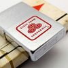 Bật Lửa Zippo Cổ Đồng Khối Mạ Chrome Phay Xước Chủ Đề Ăn Mòn Phủ Sơn Hiếm Gặp Năm 1971 Đời 3 Vạch Thẳng ZC417