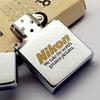 Bật Lửa Zippo Cổ Đồng Khối Mạ Chrome Phay Xước Chủ Đề Nikon Ăn Mòn Phủ Sơn Hiếm Gặp Năm 1982 Đời 8 Vạch Huyền ZC421