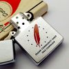 Bật Lửa Zippo Cổ Đồng Khối Mạ Chrome Phay Xước Chủ Đề Ăn Mòn Phủ Sơn Hiếm Gặp Năm 1962 Đời 4 Chấm ZC422