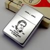 Bật Lửa Zippo Cổ Đồng Khối Mạ Chrome Trơn Bóng Chủ Đề Ăn Mòn Phủ Sơn Hiếm Gặp Năm 1960 Đời 6 Chấm ZC424
