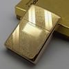 Bật Lửa Zippo Mạ Vàng Gold Plated Đời 6 Vạch Sắc Năm 1976 Rất Hiếm ZQH169