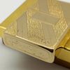 Bật Lửa Zippo Mạ Vàng Gold Plated Đời 6 Vạch Sắc Năm 1976 Rất Hiếm ZQH169