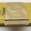 Bật Lửa Zippo Mạ Vàng Gold Plated Đời 6 Vạch Sắc Năm 1976 Rất Hiếm ZQH169