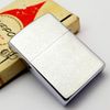 Bật Lửa Zippo Cổ Đồng Khối Mạ Chrome Phay Xước Chủ Đề Ăn Mòn Phủ Sơn Hiếm Gặp Năm 1974 Đời 8 Vạch Sắc ZC425