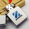Bật Lửa Zippo Cổ Đồng Khối Mạ Chrome Phay Xước Chủ Đề Ăn Mòn Phủ Sơn Hiếm Gặp Năm 1976 Đời 6 Vạch Sắc ZC429